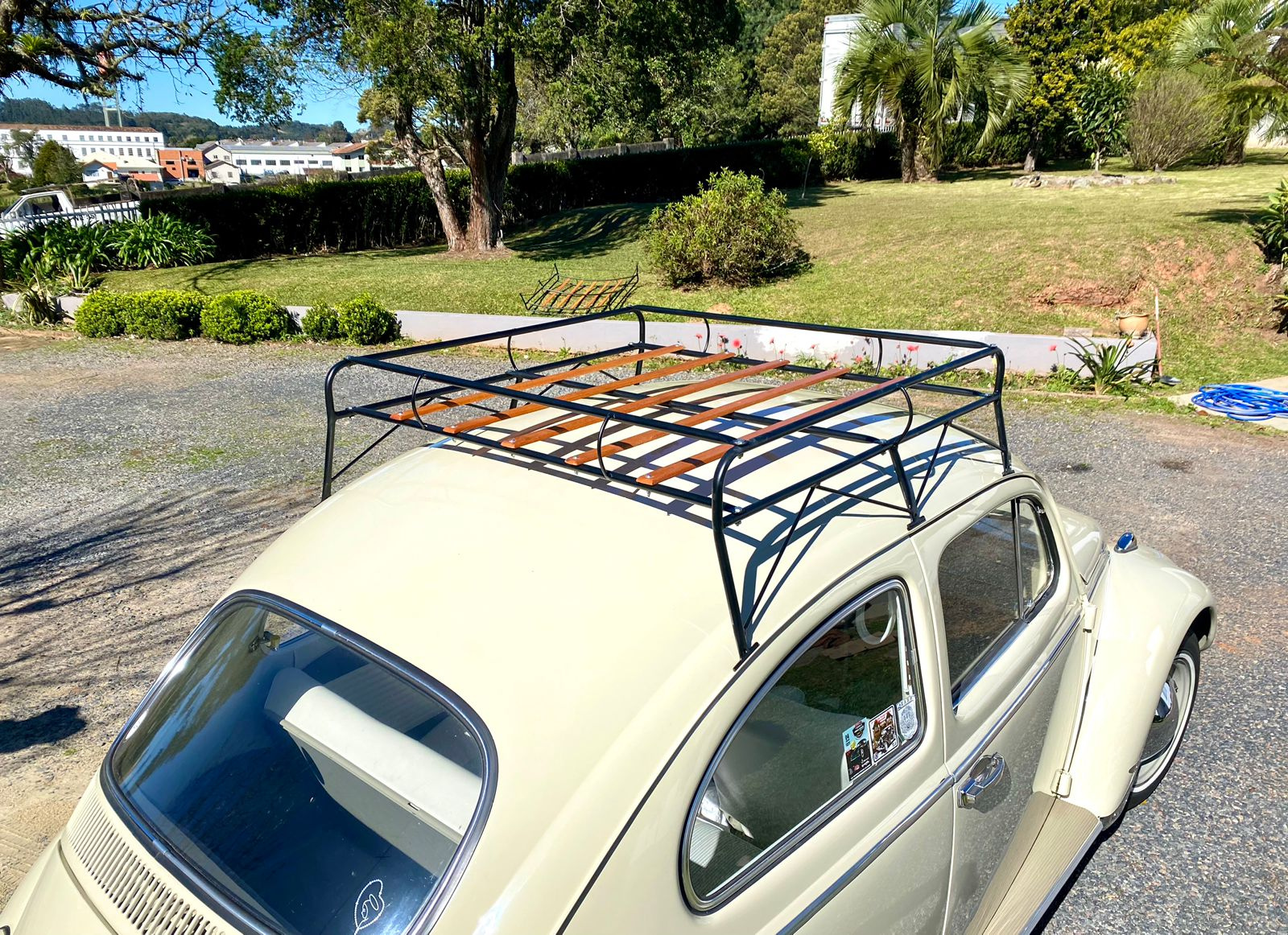 Bagageiro Fusca Californiano, Rack de Teto Estilo Californiano para Fusca, Maleiro de Teto Californiano Fusca