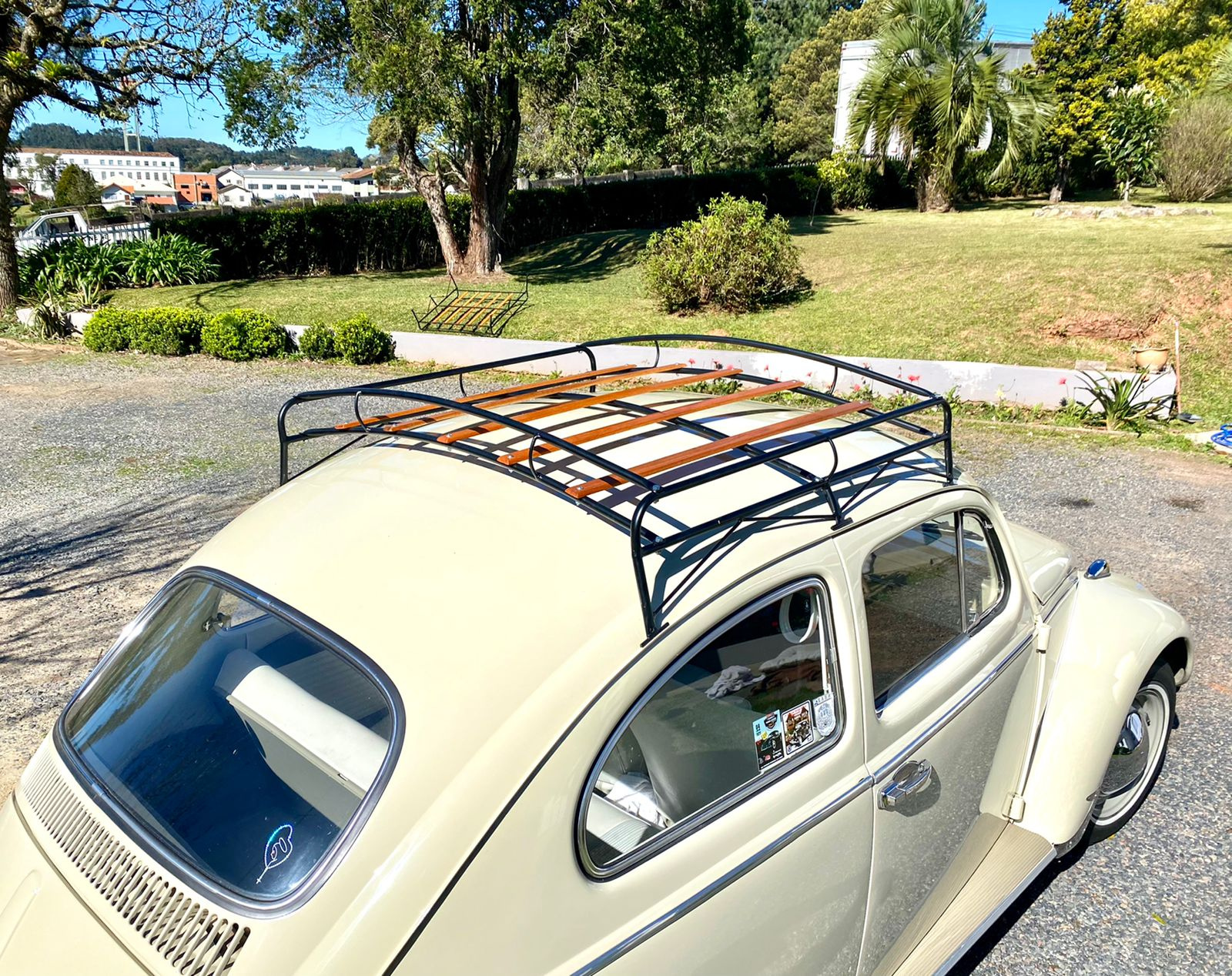 Bagageiro Para Fusca "euro", Maleiro "euro" Para Fusca, Maleiro De Teto Para Fusca