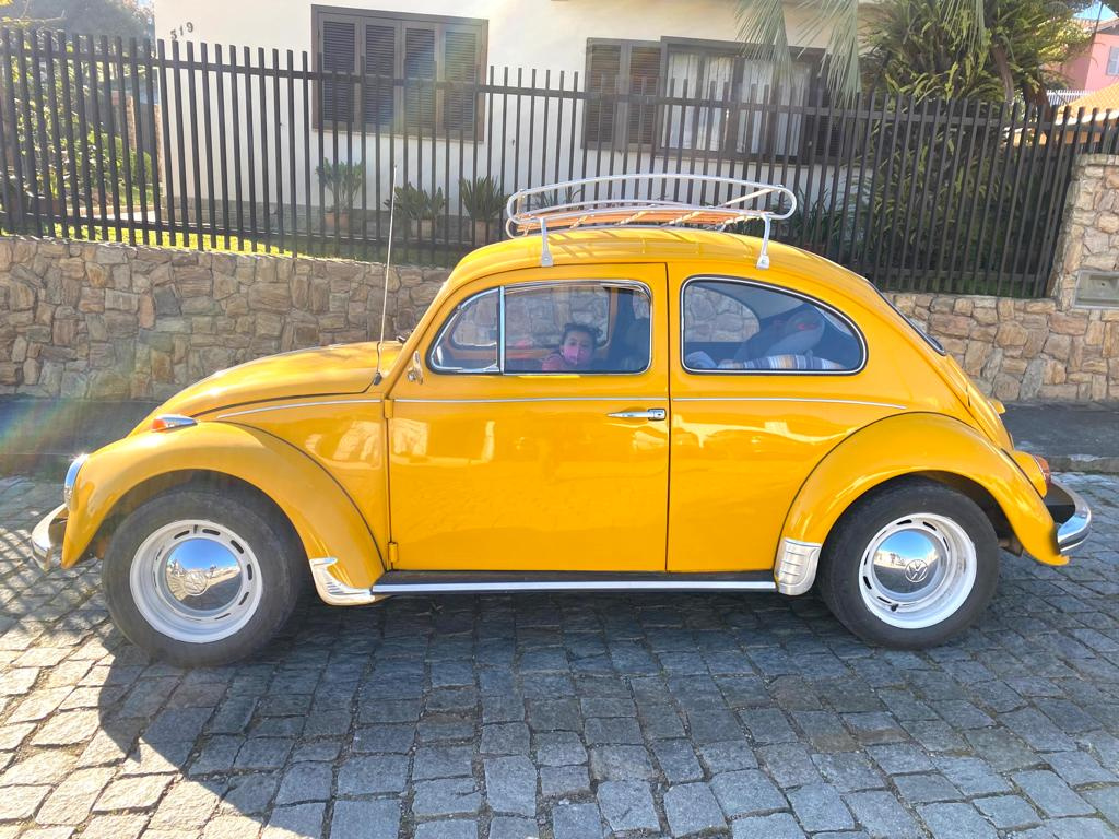 Bagageiro de Teto Fusca 4 Presilhas, Rack de Teto Arredondado para Fusca, Curvado, Maleiro de teto Curvado para Fusca