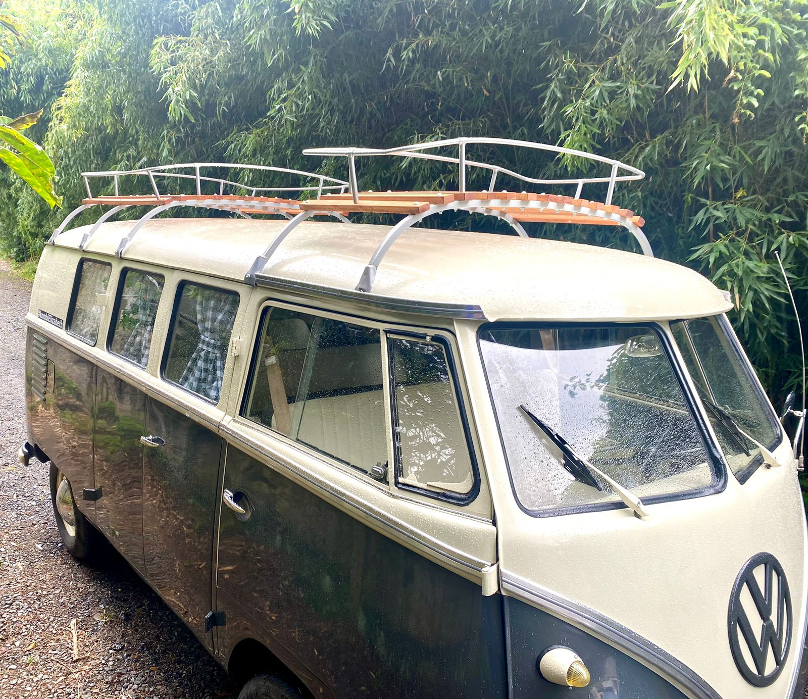 Kit Bagageiro Kombi Bagageiro Traseiro, dianteiro e escada para Kombi, Kit Rack Kombi