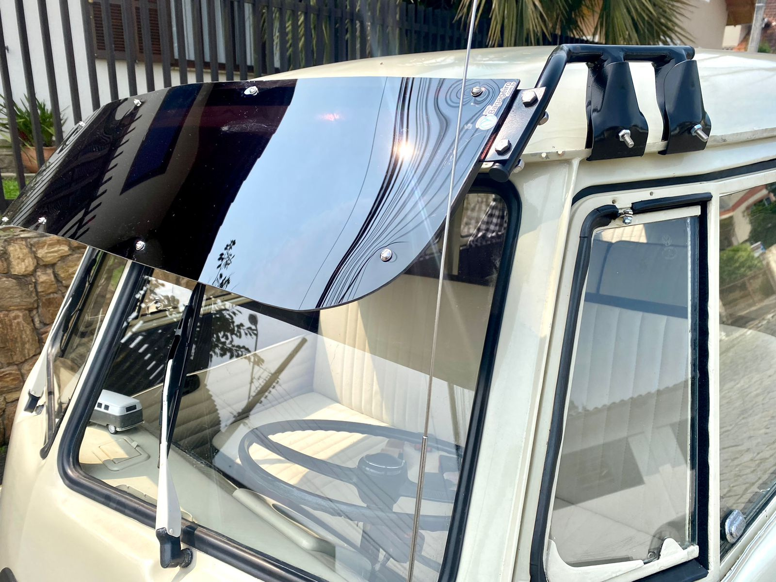 Sunvisor para Kombi Corujinha, Quebra Sol para Kombi Corujinha