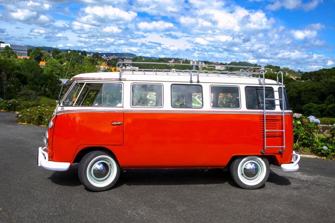 Bagageiro Kombi Corujinha ou Clipper, Maleiro de teto para Kombi com 2,40 mt para Clipper ou Corujinha, Rack de teto para Kombi com 2,40 mt para Clipper ou Corujinha