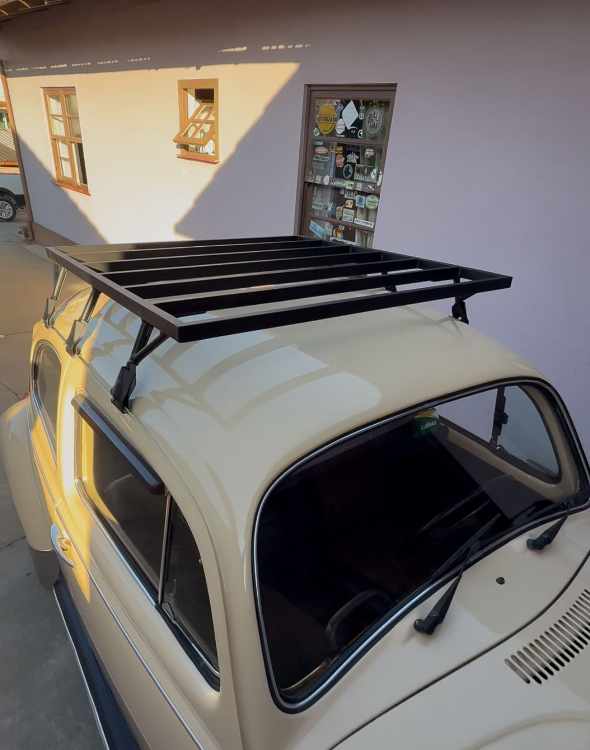 Bagageiro para Fusca para Barraca Camping, Rack para Fusca para Barraca Camping, Maleiro para Fusca para Barraca Camping